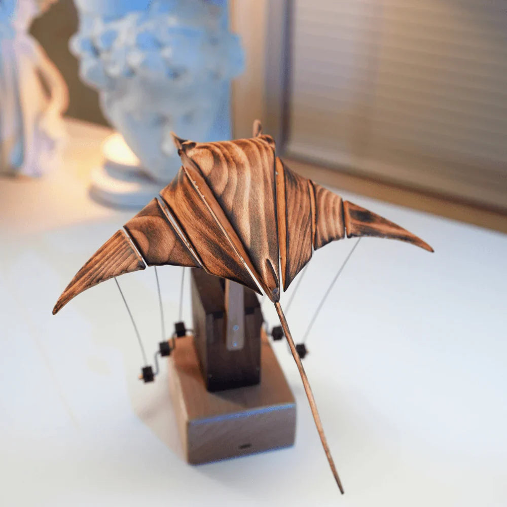 Raya manta de madera, ideal para regalar